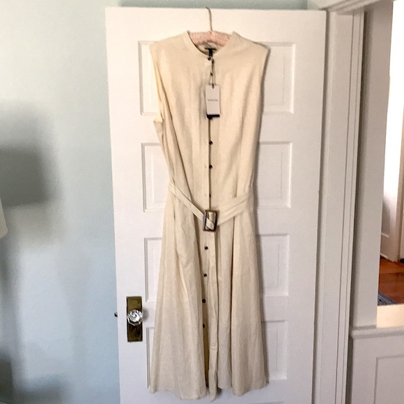 Formal intricately beaded dress- floor length. Cornflower blue. - Picture 5 of 6